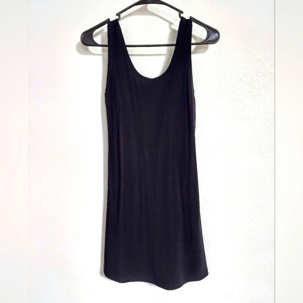 Vintage 90s y2k Black Little Black Mini Dress Charlotte Russe Juniors sleeveless